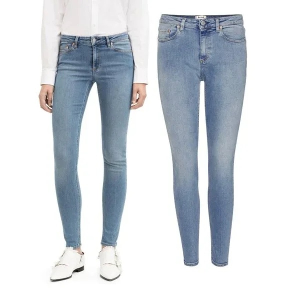 ACNE STUDIOS Skinny‎ Medium Wash Jeans Skin 5 LT Vintage Size 30